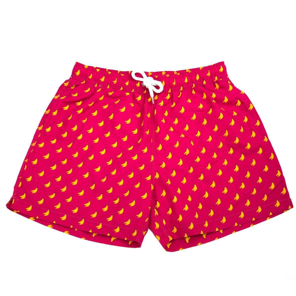 The Hot Bananas Swim Trunk in Red by Kennedy - Country Club Prep