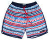 The Nautical Swim Trunks in Multi-color by Rowdy Gentleman - Country Club Prep