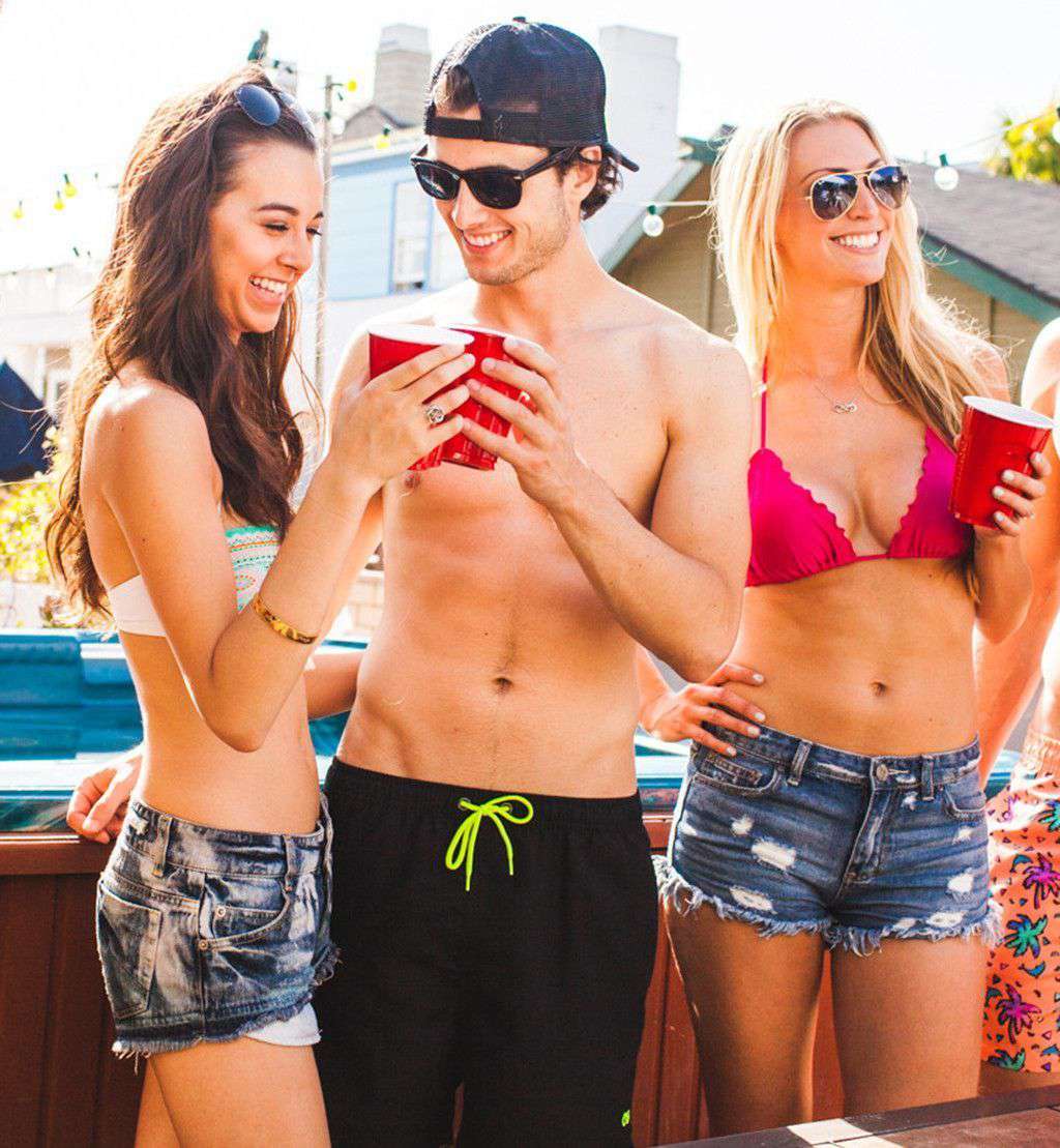 The Night Riders Swim Trunks by Cabana Bro - Country Club Prep