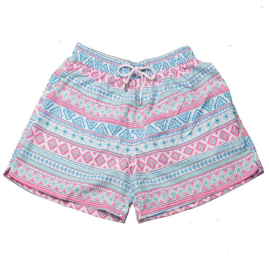The Quetzalcoatls Swim Trunks by Kennedy - Country Club Prep