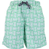 Tick Tack Swim Trunks in Fern by AFTCO - Country Club Prep