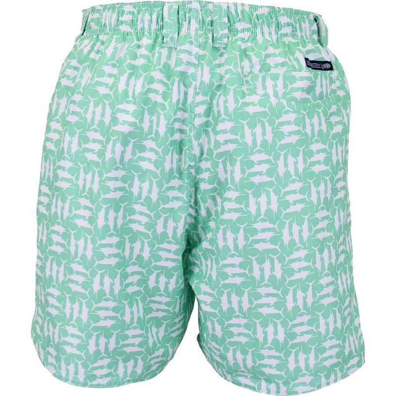 Tick Tack Swim Trunks in Fern by AFTCO - Country Club Prep