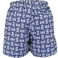 Tick Tack Swim Trunks in Midnight by AFTCO - Country Club Prep