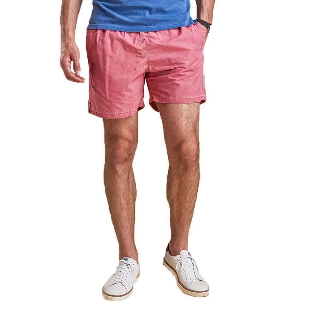 Victor Swim Short in Red by Barbour - Country Club Prep