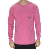 19th Hole Longshanks Logo Long Sleeve Tee in Crunchberry by Country Club Prep - Country Club Prep