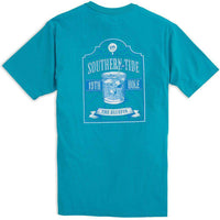 19th Hole Tee Shirt in Rushing Water by Southern Tide - Country Club Prep