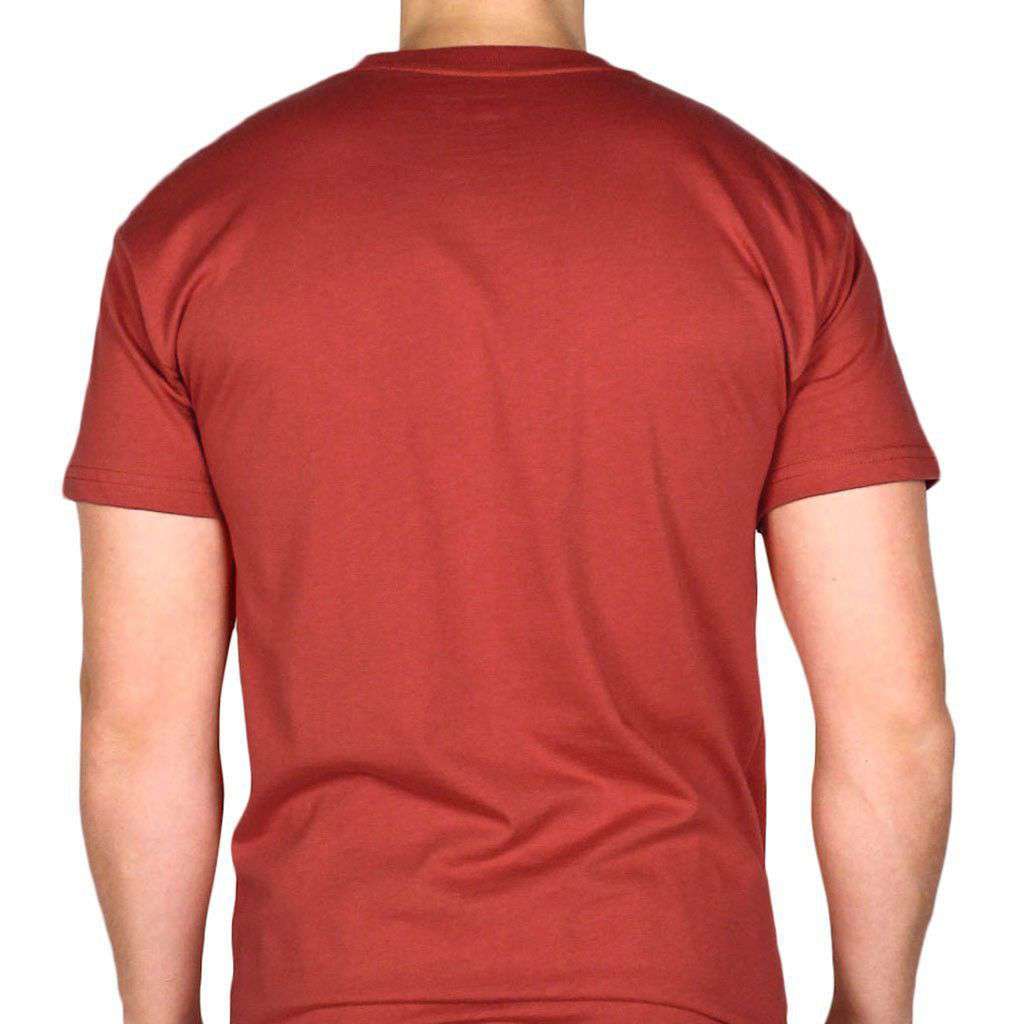 Adventure Vehicle Tee Shirt in Brick Red by YETI - Country Club Prep