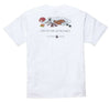 After Party Tee in White by Southern Proper - Country Club Prep