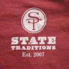 AL Traditional Long Sleeve T-Shirt in Crimson by State Traditions - Country Club Prep