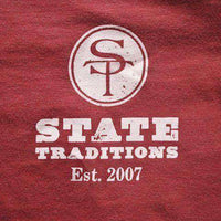 AL Traditional Long Sleeve T-Shirt in Crimson by State Traditions - Country Club Prep
