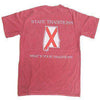 AL Traditional T-Shirt in Crimson by State Traditions - Country Club Prep