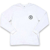All American Long Sleeve Pocket Tee in White by High Cotton - Country Club Prep