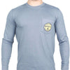 Always Fresh Long Sleeve Pocket Tee in Citadel Blue by Rowdy Gentleman - Country Club Prep