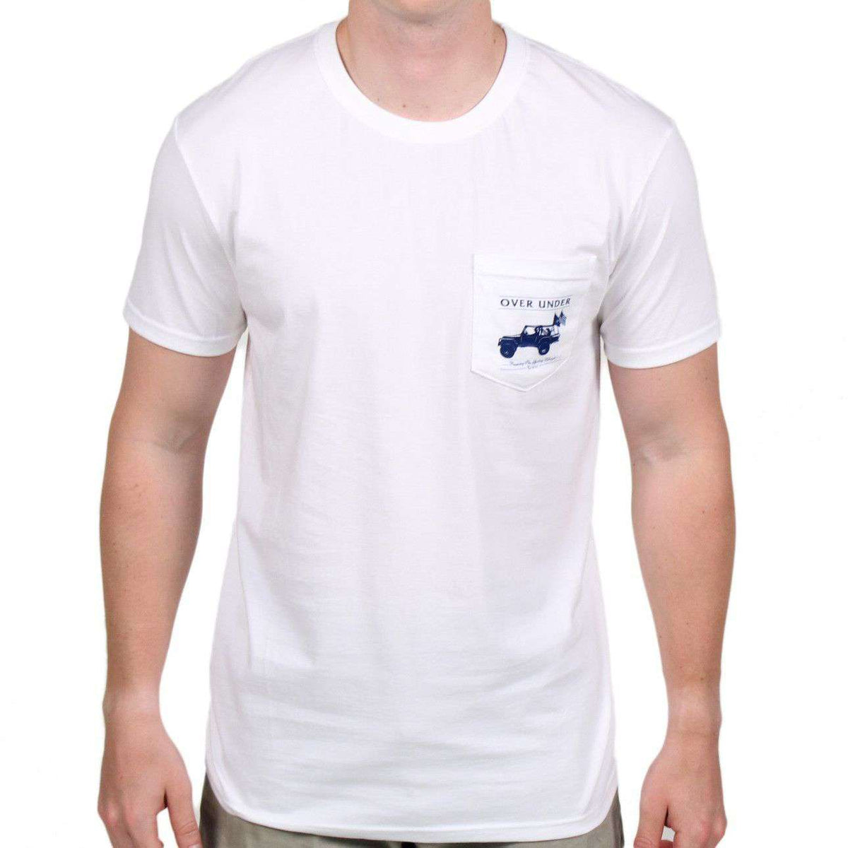 American Craftsmanship Tee in White by Over Under Clothing - Country Club Prep