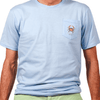 American Made Blue Crab Tee in Carolina Blue by Collared Greens - Country Club Prep