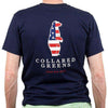 American Made Boss Tee in Navy by Collared Greens - Country Club Prep