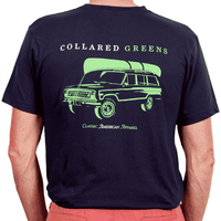 American Made Drake Tee in Navy by Collared Greens - Country Club Prep