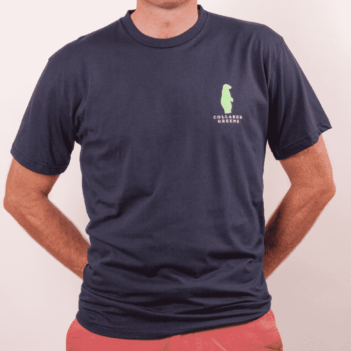 American Made Drake Tee in Navy by Collared Greens - Country Club Prep