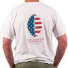 American Made Football Tee in White by Collared Greens - Country Club Prep