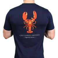 American Made Lobster Tee in Navy by Collared Greens - Country Club Prep