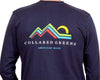 American Made Mountain Long Sleeve Tee in Navy by Collared Greens - Country Club Prep