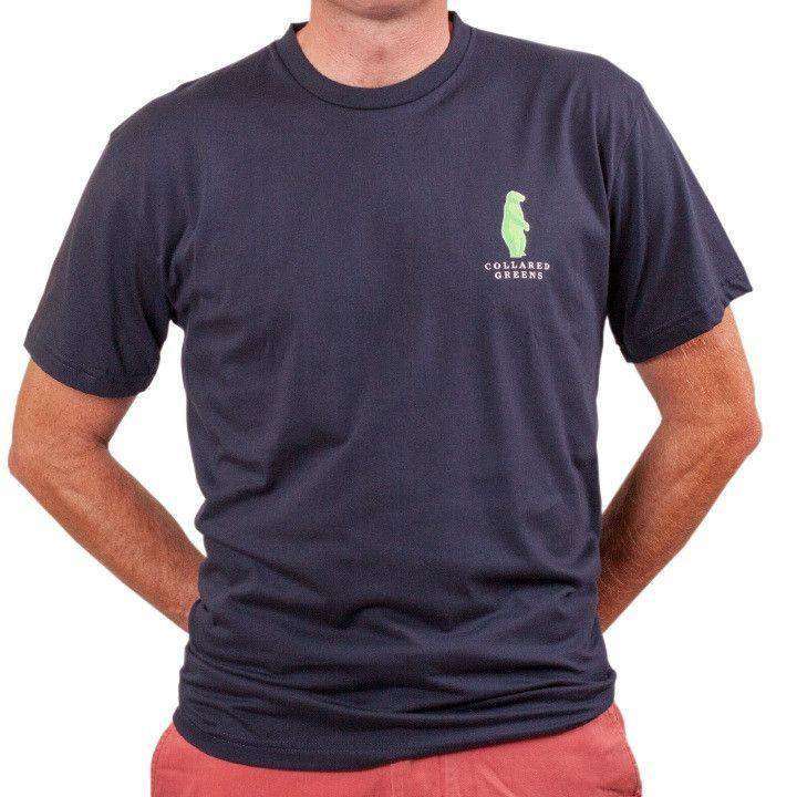 American Made Mountain Tee in Navy by Collared Greens - Country Club Prep