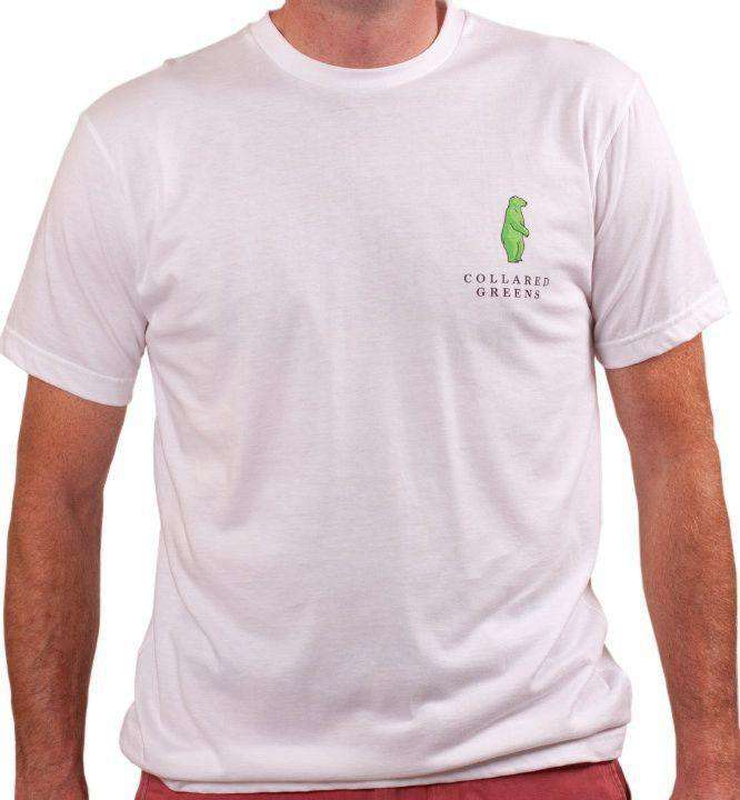 American Made Mountain Tee in White by Collared Greens - Country Club Prep
