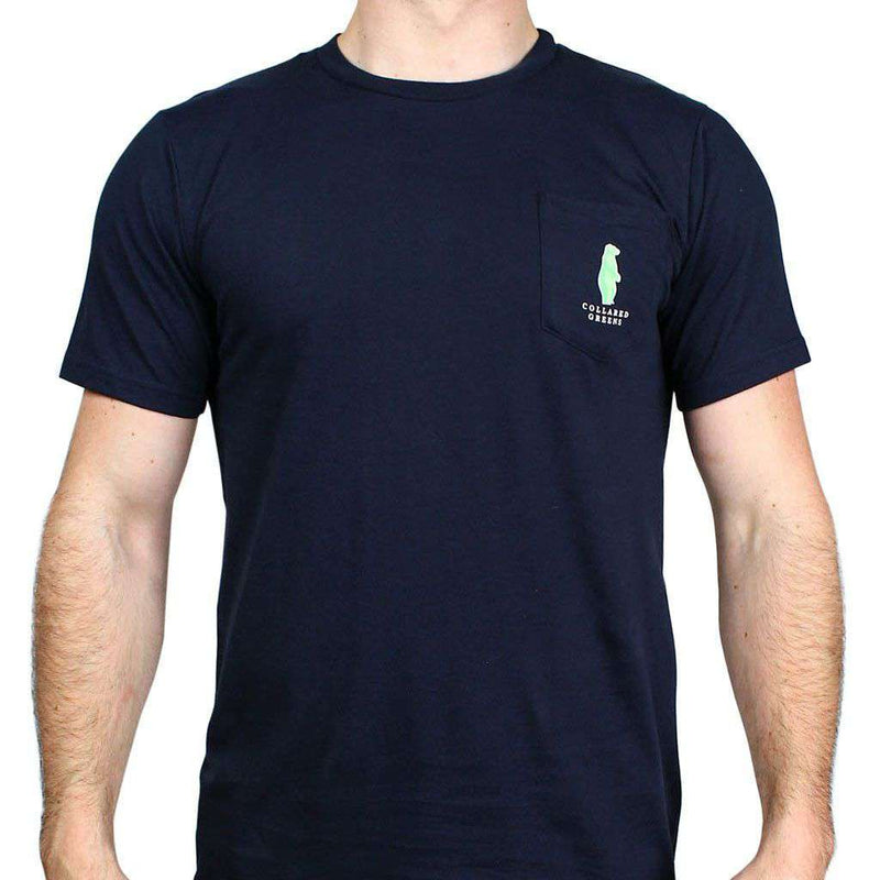 American Made Sailboat Tee in Navy by Collared Greens - Country Club Prep