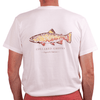 American Made Trout Tee in White by Collared Greens - Country Club Prep