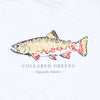 American Made Trout Tee in White by Collared Greens - Country Club Prep