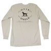 Antique Logo Long Sleeve Tee in Oyster by Over Under Clothing - Country Club Prep