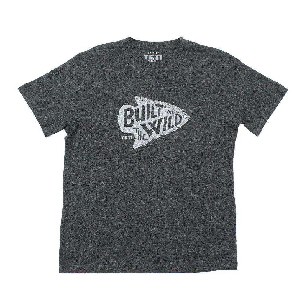 Arrowhead Tee in Charcoal by YETI - Country Club Prep