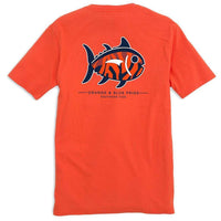 Auburn University Mascot Tee Shirt in Endzone Orange by Southern Tide - Country Club Prep