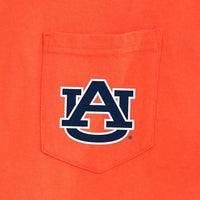 Auburn University Mascot Tee Shirt in Endzone Orange by Southern Tide - Country Club Prep