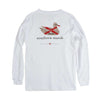 Authentic Alabama Heritage Long Sleeve Tee in White by Southern Marsh - Country Club Prep