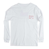 Authentic Alabama Heritage Long Sleeve Tee in White by Southern Marsh - Country Club Prep