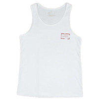 Authentic Flag Tank in White by Southern Marsh - Country Club Prep