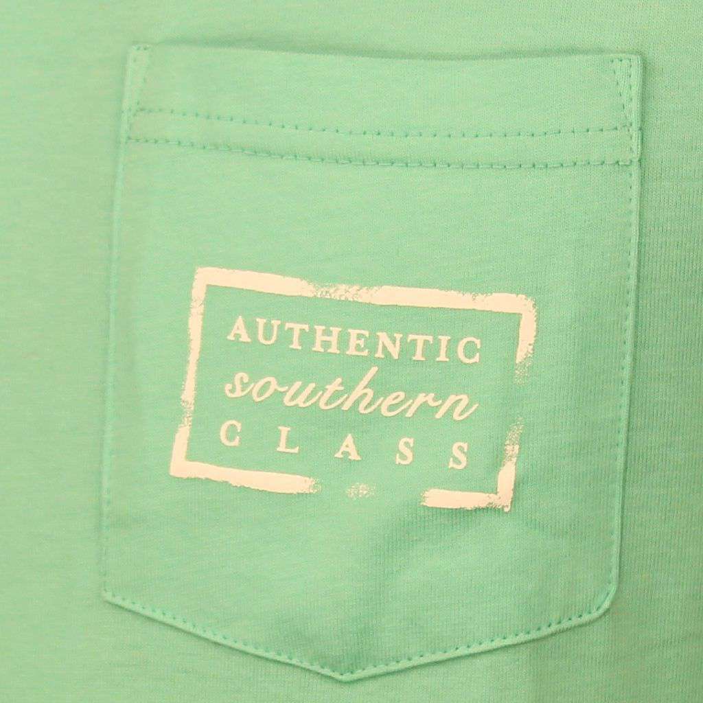 Authentic Florida Heritage Tee in Bimini Green by Southern Marsh - Country Club Prep