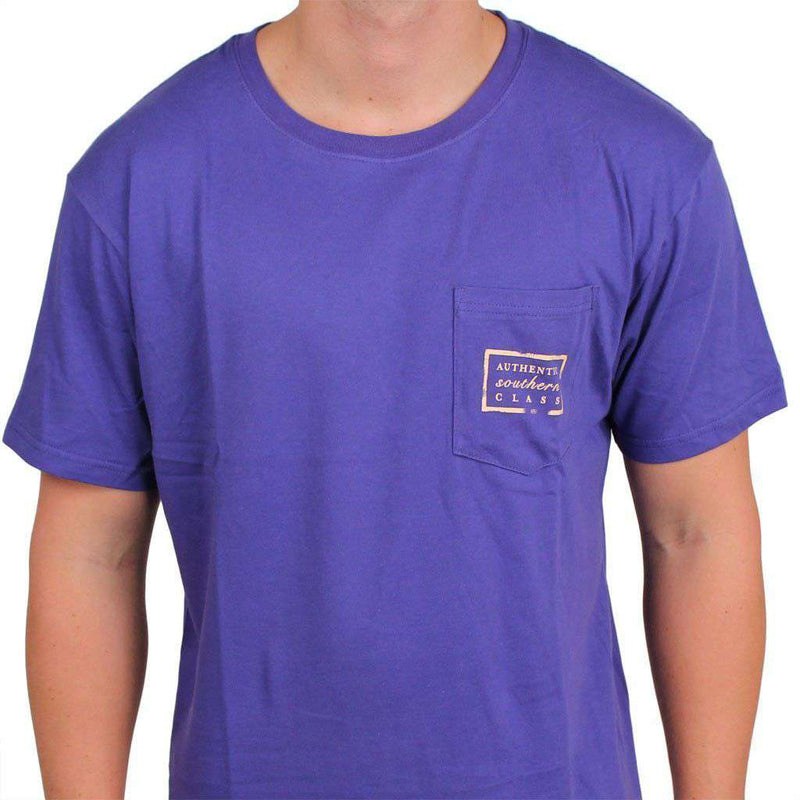 Authentic Kentucky Heritage Tee in Indigo by Southern Marsh - Country Club Prep