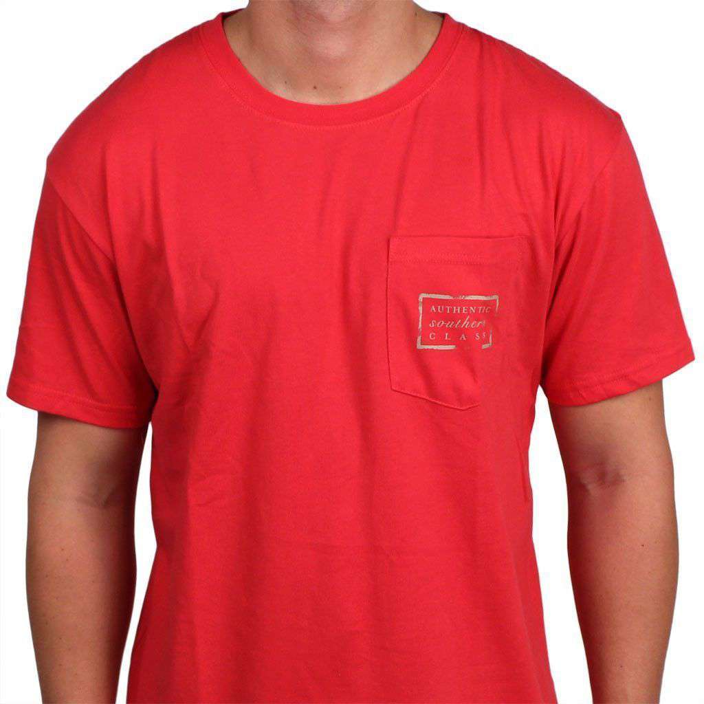 Authentic Kentucky Heritage Tee in Red by Southern Marsh - Country Club Prep