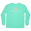 Authentic Long Sleeve Tee in Bimini Green by Southern Marsh - Country Club Prep