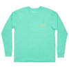 Authentic Long Sleeve Tee in Bimini Green by Southern Marsh - Country Club Prep