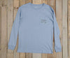 Authentic Long Sleeve Tee in Light Blue by Southern Marsh - Country Club Prep