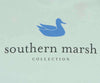 Authentic Long Sleeve Tee in Ocean Green by Southern Marsh - Country Club Prep