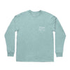 Authentic Long Sleeve Tee in Washed Moss Blue by Southern Marsh - Country Club Prep