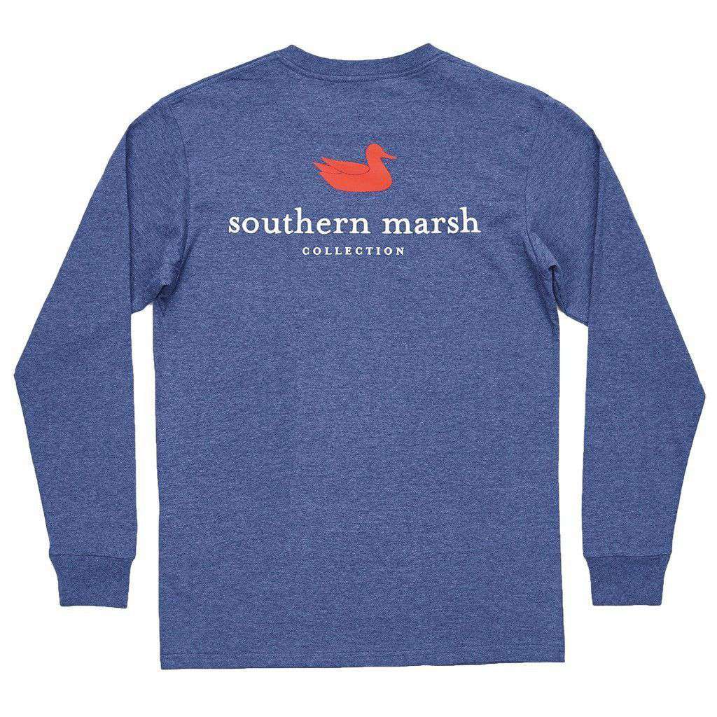 Southern Couture T-shirt Natalizia A Maniche Lunghe – Blu Navy, Cotone, Con Presepe E Spartito 'Away In A Manger'