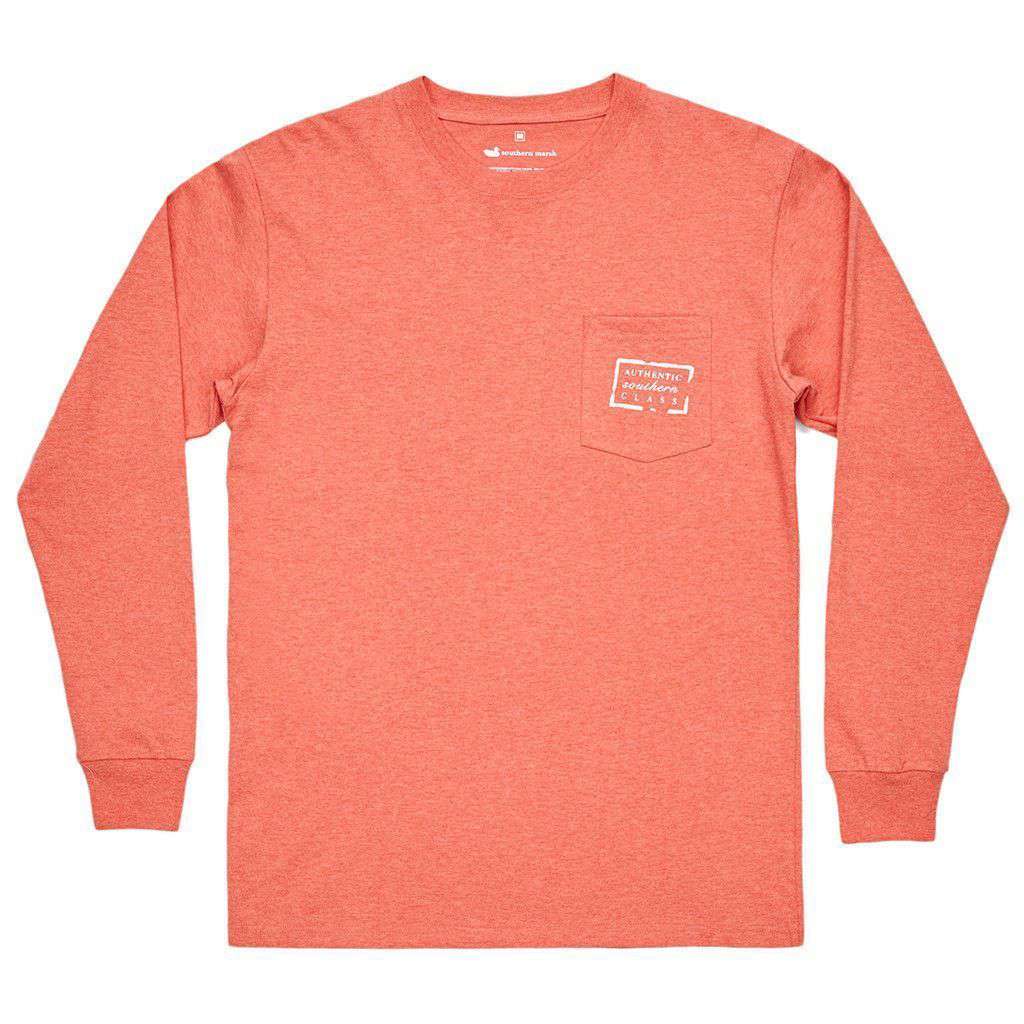 Authentic Long Sleeve Tee in Washed Red by Southern Marsh – Country ...