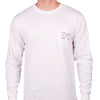 Authentic Long Sleeve Tee in White by Southern Marsh - Country Club Prep