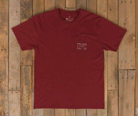 Authentic South Carolina Heritage Tee in Maroon by Southern Marsh - Country Club Prep