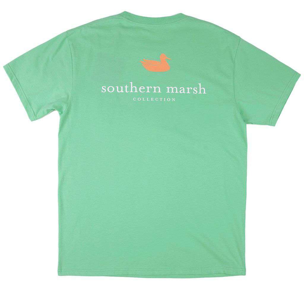 Authentic Tee in Bimini Green by Southern Marsh - Country Club Prep